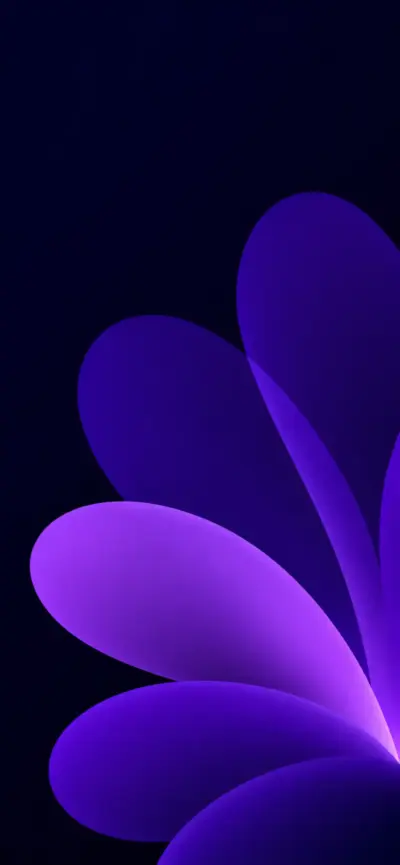 Neon purple abstract flower