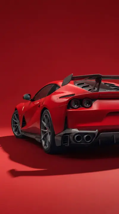 Ferrari rouge voiture de sport 4K pour smartphone fonds d’écran HD 4K pour téléphone
