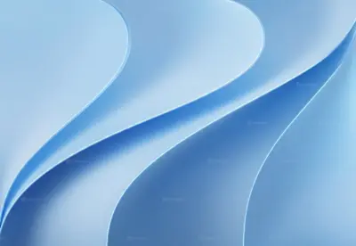 Minimalist blue abstract curves MacBook wallpaper HD 4K for desktop