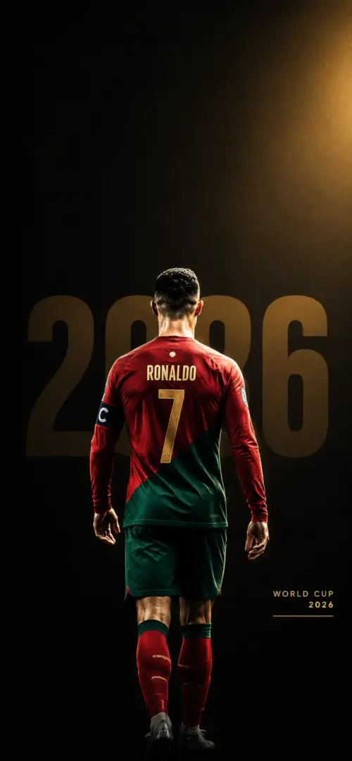 Cristiano Ronaldo 2026 World Cup Portugal wallpaper HD 4K for phone