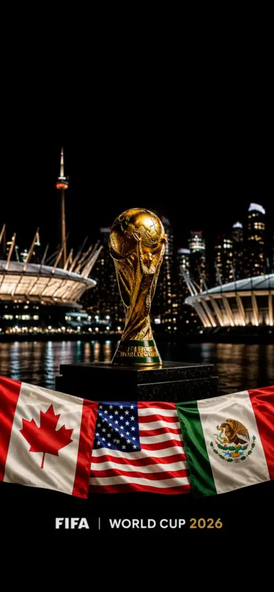 2026 World Cup Trophy Canada, USA, Mexico