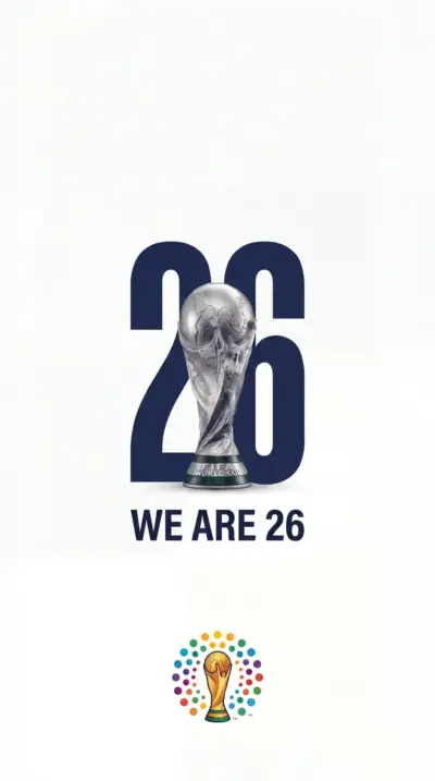 2026 World Cup background We Are 26 wallpaper HD 4K for phone