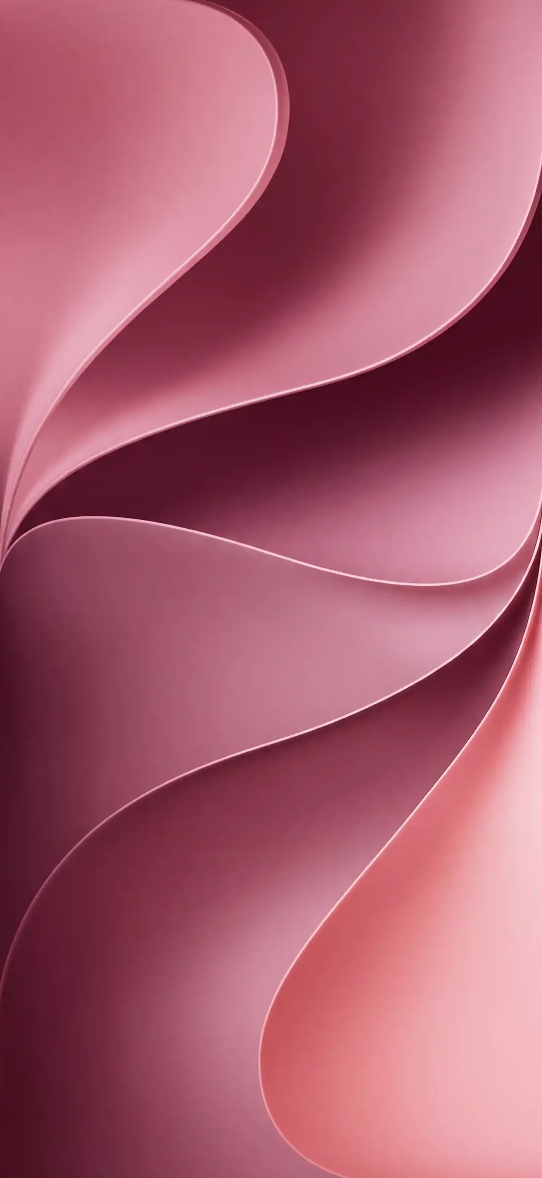 Modern abstract pink iOS 27 wallpaper HD 4K for phone