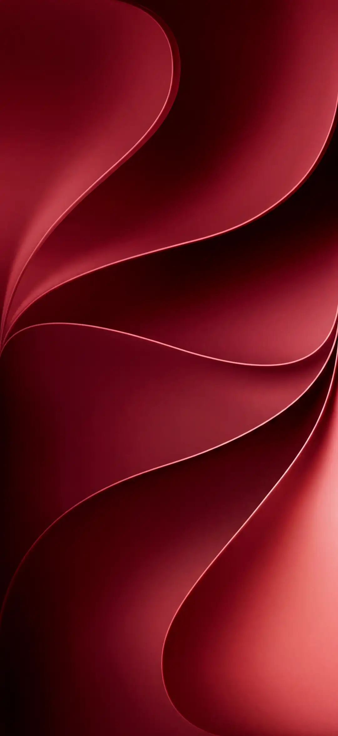 Modern abstract red iOS 27 wallpaper HD 4K for phone