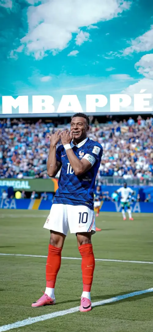 Kylian Mbappé in the France national team