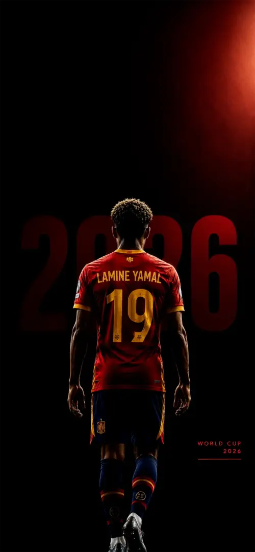 Coupe du monde Lamine Yamal 2026 fonds d’écran HD 4K pour téléphone