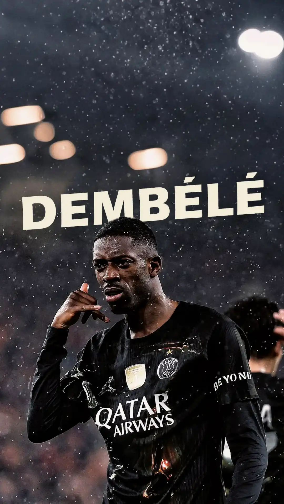 Ousmane Dembélé background for mobile wallpaper HD 4K for phone