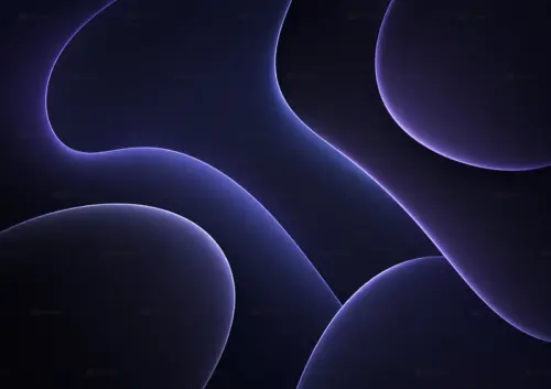 Formes abstraites bleues et violettes lumineuses fonds d’écran HD 4K pour ordinateur