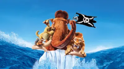 Manny, Sid et Diego sur l'iceberg de l'age de glace