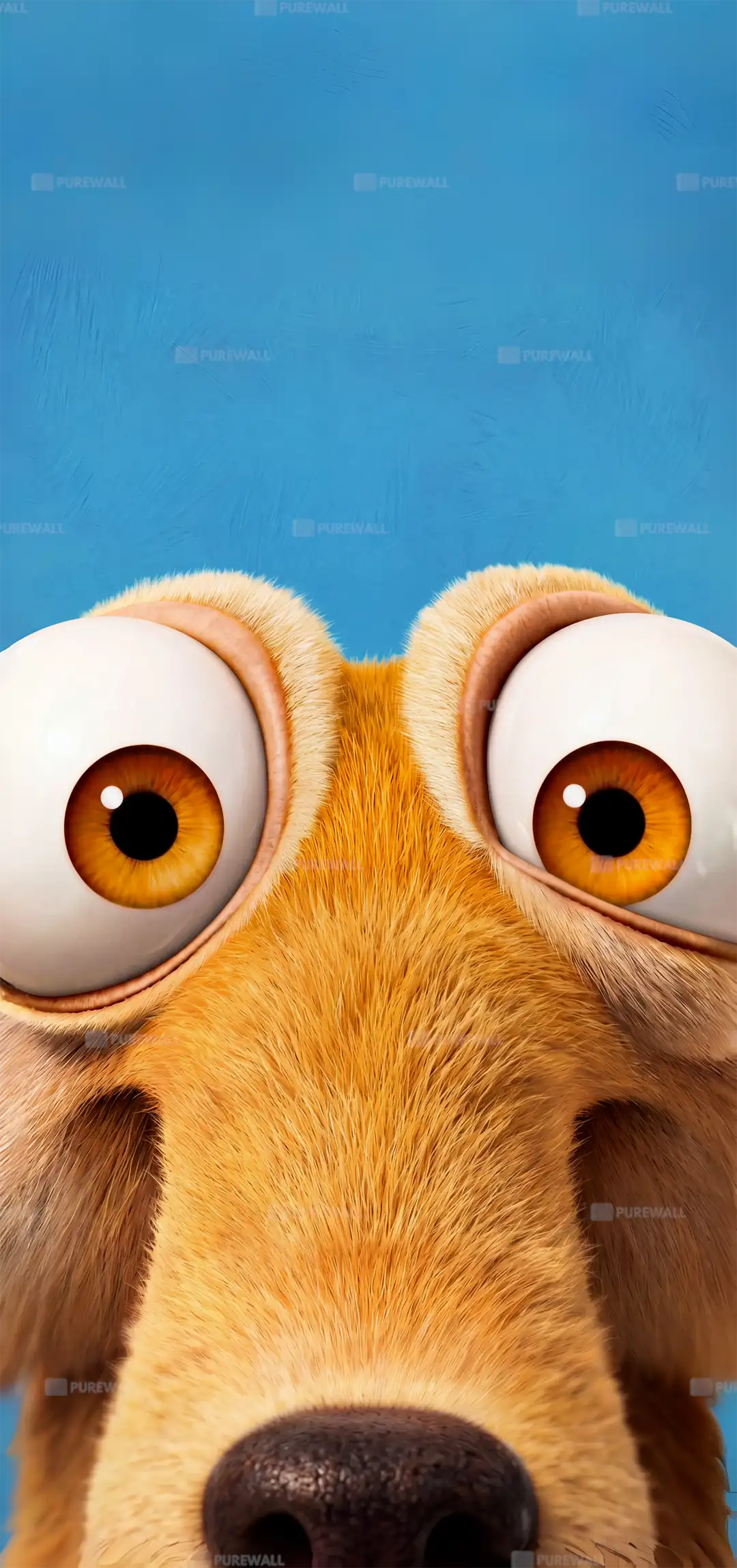 Close-up of Scrat from Ice Age wallpaper HD 4K for phone
