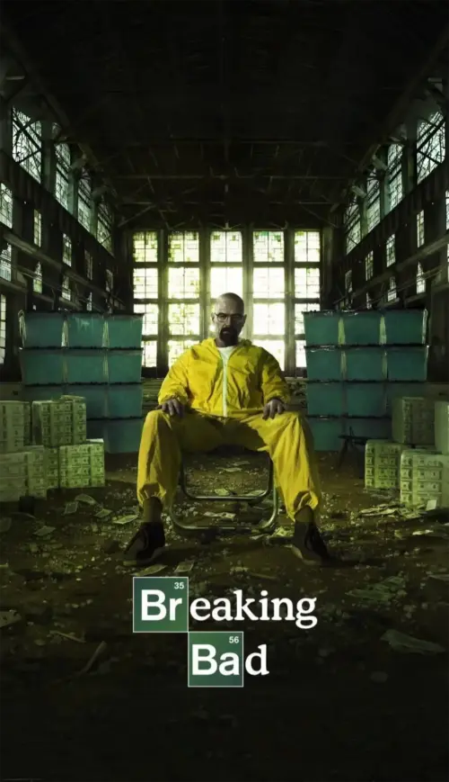 Walter White Breaking Bad dans l'entrepôt