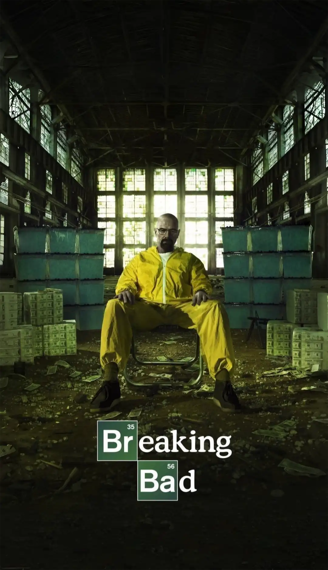 Walter White Breaking Bad dans l’entrepôt fonds d’écran HD 4K pour téléphone