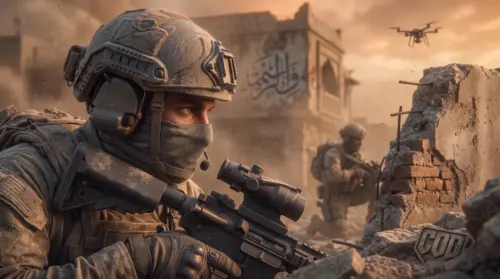 Soldat Warzone en combat urbain fonds d’écran HD 4K pour ordinateur