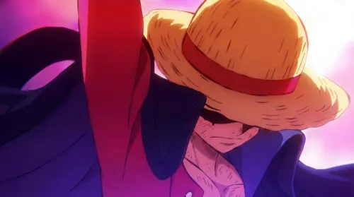 Illustration one piece Luffy avec son chapeau de paille fonds d’écran HD 4K pour ordinateur