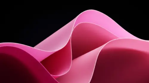 Abstract pink background with fluid curves wallpaper HD 4K for desktop