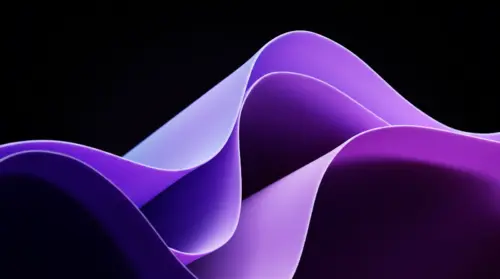 Purple abstract with luminous curves wallpaper HD 4K for desktop