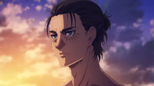 Eren Yeager at sunset
